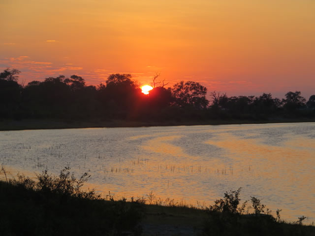 Riverine sunset. Photo: Annie Symonds