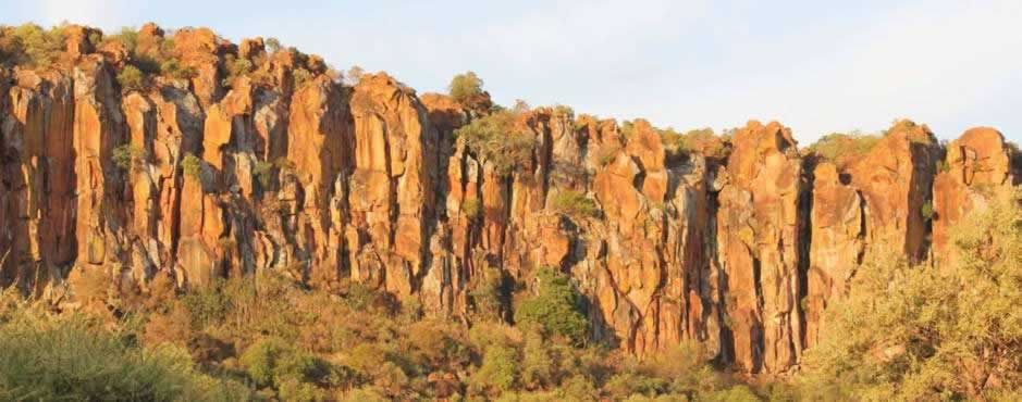 The dramatic cliffs of the Waterberg Plateau in the Greater Waterberg landscape