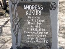 Grave of Ovaherero Chief Traugott Maharero on the Rhenish Missionary Cemetery in Okahandja: Otjozondjupa Region: August 2003. Photo: Klaus Dierks