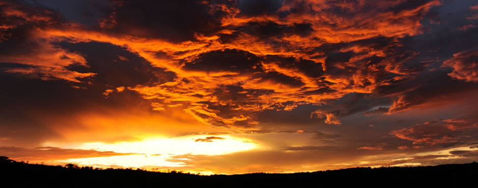Sunset. Photo: Helge Denker